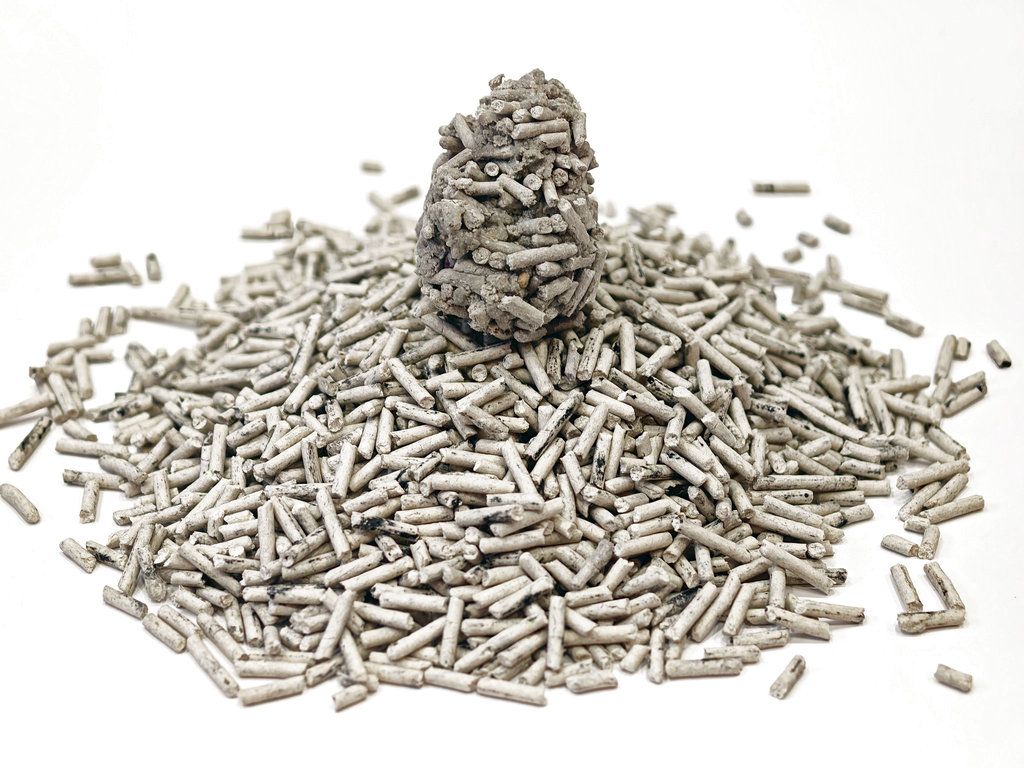 Stripe Shape No tracking Strong Clumping Activated carbon Tofu Cat Litter